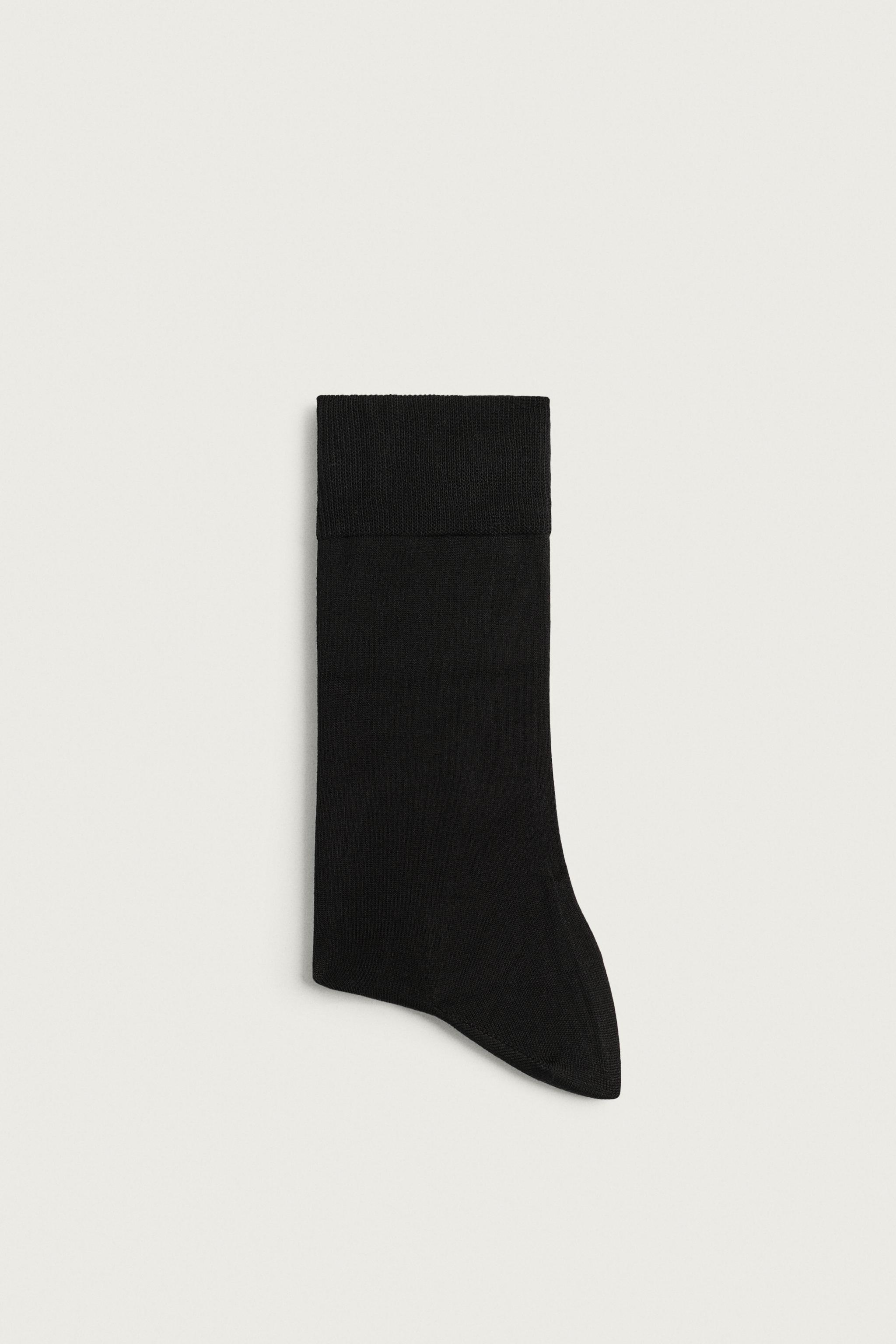 MERCERIZED COTTON BLEND SOCKS